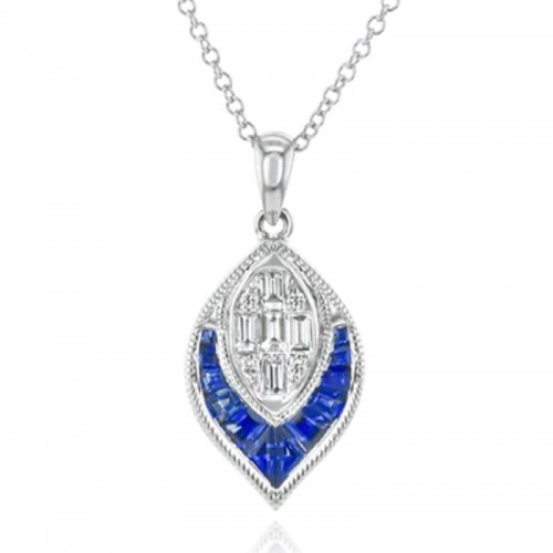 Simon G. Sapphire Pendant