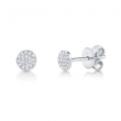 Diamond Pave Stud Earrings