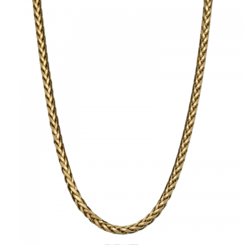 Diamond Cut Palm Square Chain