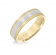 Gold Two Tone Wedding Band