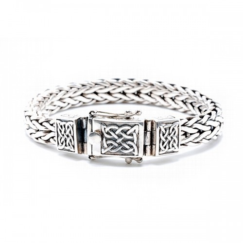 Men's Sterling Silver Bracelet by Keith Jack