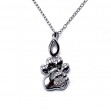 Sterling Silver Dog Paw Pendant