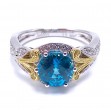 Simon G. Blue Zircon & Diamond Ring