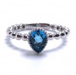 Ladies Blue Topaz Ring