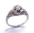 Estate Filigree Diamond Ring