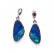 Opal Doublet Dangle Earrings