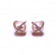 Pearl Stud & Diamond Earrings