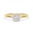De Beers Forevermark Center of My Universe® Round with Cushion Halo Engagement Ring