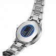 Women's Thin Blue Line Silhouette Crystal Watch For Law Enforcement