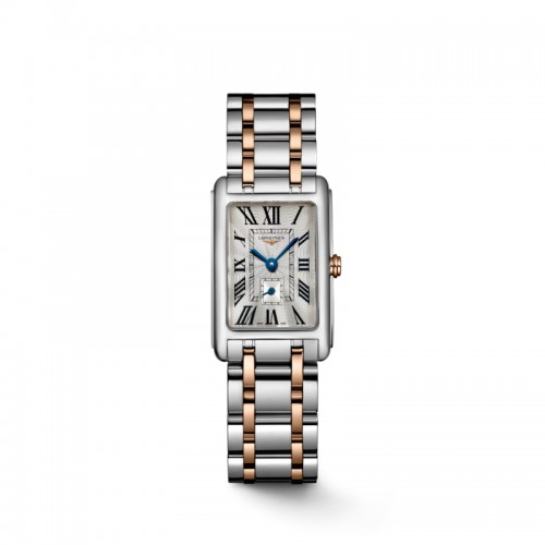 Longines DolceVita 20mm Stainless steel and 18 karat rose gold