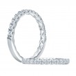 A.JAFFE Quilted French Pave Anniversary Ring