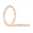 A.JAFFE Round & Marquise Diamond Stackable Ring