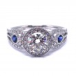 Simon G. Round Diamond Engagement Ring