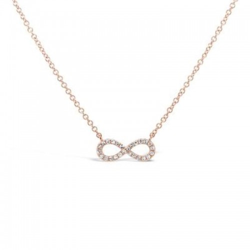 SHY Creation  Diamond Infinity Necklace