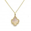 Mother Of Pearl Clover Pendant