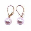 Freshwater Pearl Earrings, 8 - 9 Mm