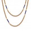 Enamel and Gold Handwoven Chain