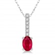 Ruby & Diamond pendant