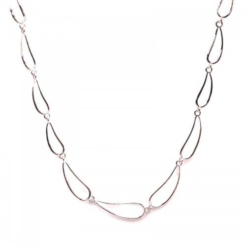 Wire Teardrops Necklace
