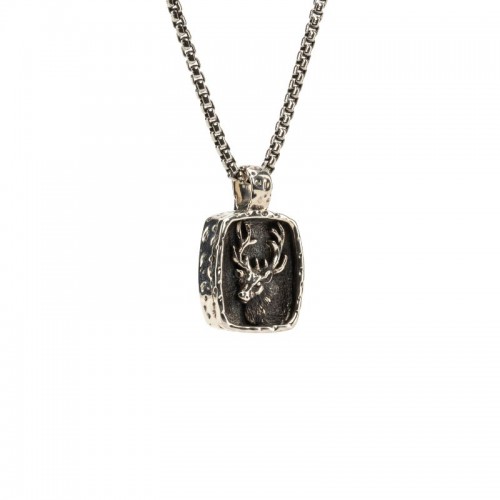 Small Stag Pendant (Strenght & Stamina) by Keith Jack