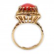 Estate Oval Coral Ring