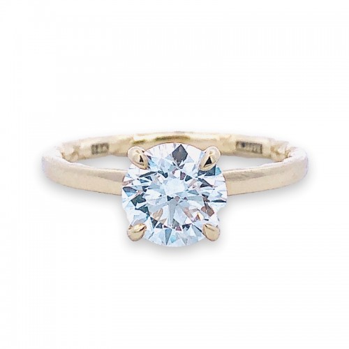 A. JAFFE Round Engagement Ring