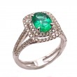 Simon G Emerald Ring