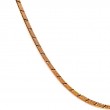 Estate Patterned Herringbone Chain 18