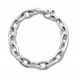 7 Heavy Oval Link Sterling Silver Bracelet
