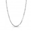 17 Single Cube Strand Sterling Silver Necklace