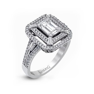 Simon G. Mosaic Diamond Ring