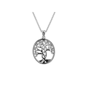 Sterling Silver Tree of Life Necklace by Keith Jack