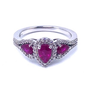 Ladies Ruby & Diamond Ring