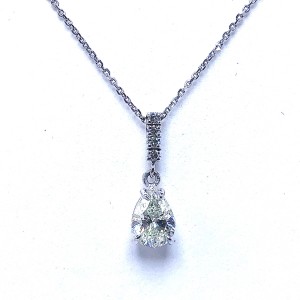 Pear Diamond Pendant