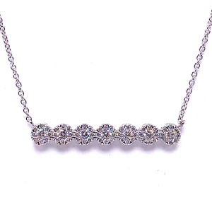 Lovebright Diamond Bar Necklace