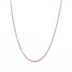 Paperclip Link Gold Chain