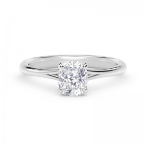 De Beers Forevermark Icon™ Setting Cushion Engagement Ring with Diamond Basket