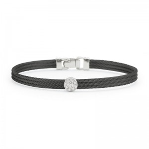 Alor Black Cable Classic Stackable Bracelet