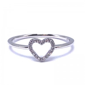 SHY Creation Diamond Heart Ring