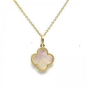 Mother Of Pearl Clover Pendant