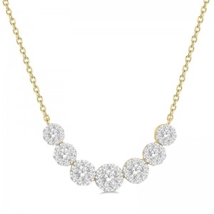 Lovebright Diamond Smile Necklace