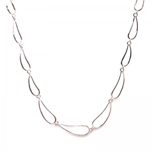 Wire Teardrops Necklace