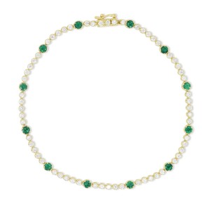 Emerald / Diamond Bracelet