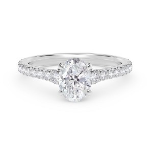 Forevermark Icon Oval Diamond Engagement Ring