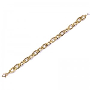 Carved Link Bracelet