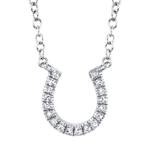 Diamond Horseshoe  Necklace