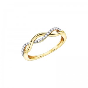 Diamond Fashion Weave Ring