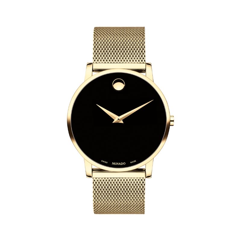 movado museum classic black