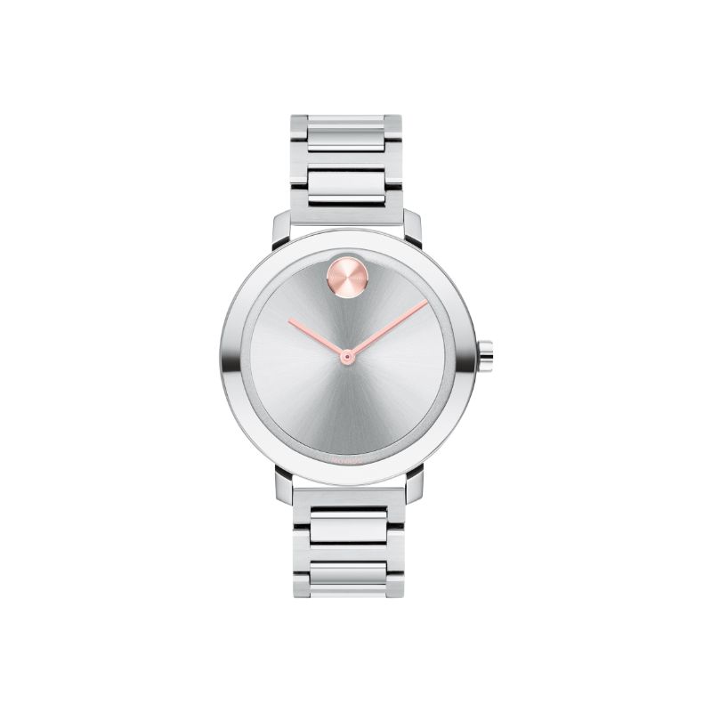 Movado Bold Evolution Silver Metallic Dial Women's Watch