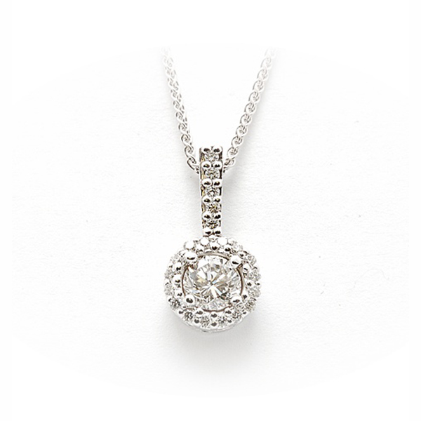 Round Diamond Pendant